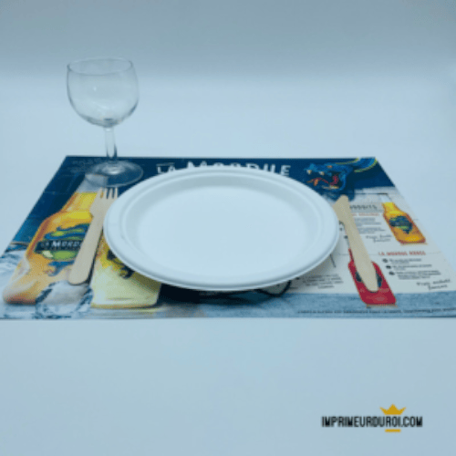 Branded Paper Placemats in  Floral Park
