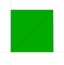 top down view of a square