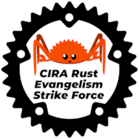 CIRA Rust Evangelism Strike Force logo