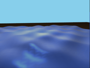 Animated simple water
