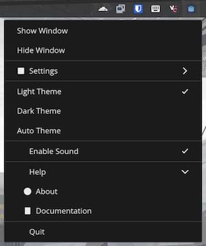 godot-ksni Tray Screenshot