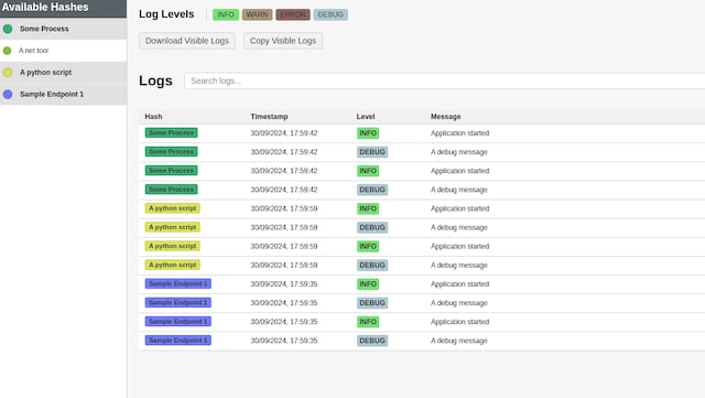 IronLog Web Interface