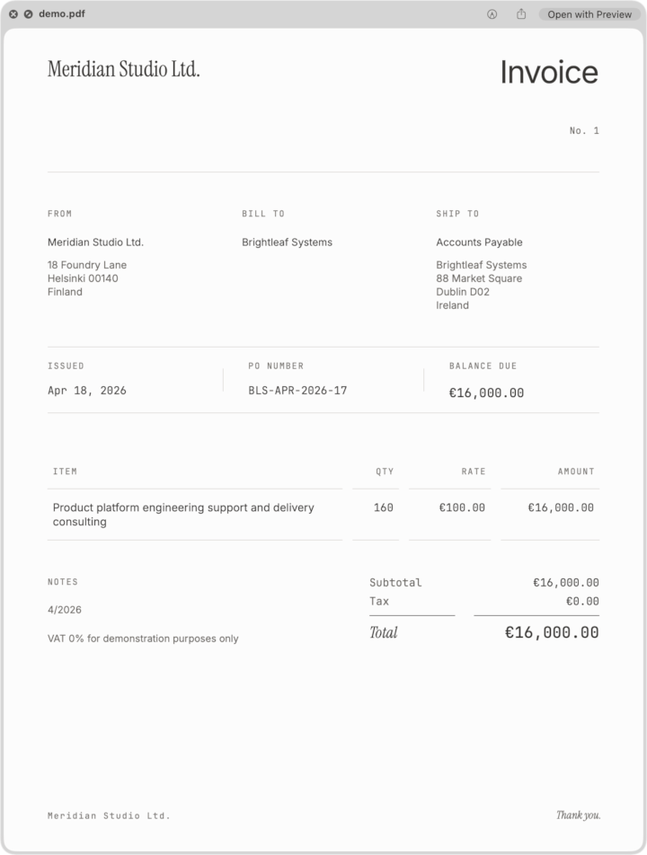 Rust Check Invoice invoicegen — command-line utility in Rust // Lib.rs