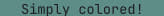Dim cyan text color in terminal