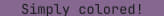 Dim magenta text color in terminal