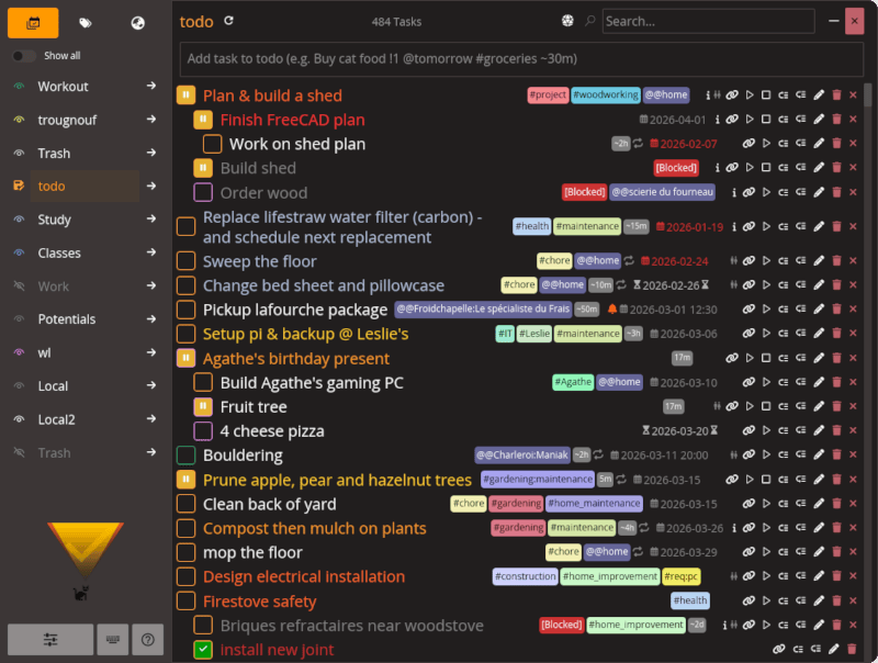 Cfait GUI Screenshot