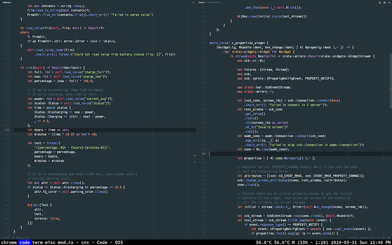 screenshot of cnx