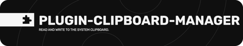 plugin-clipboard-manager
