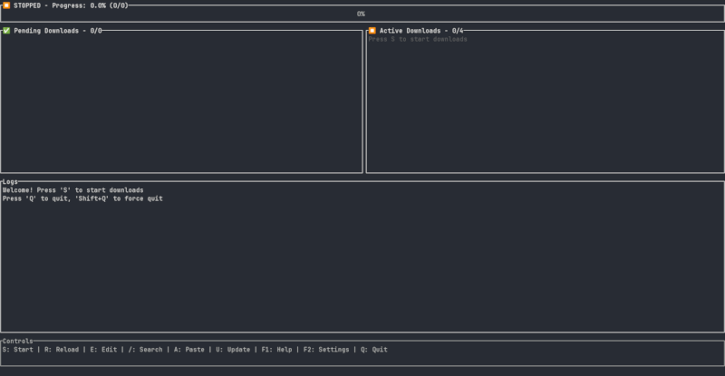 Auto-YTDLP TUI Screenshot