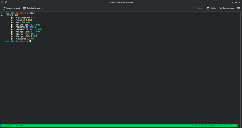 lsxd without options