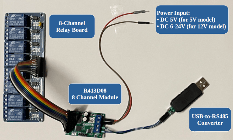 R413D08 8 Channel Module
