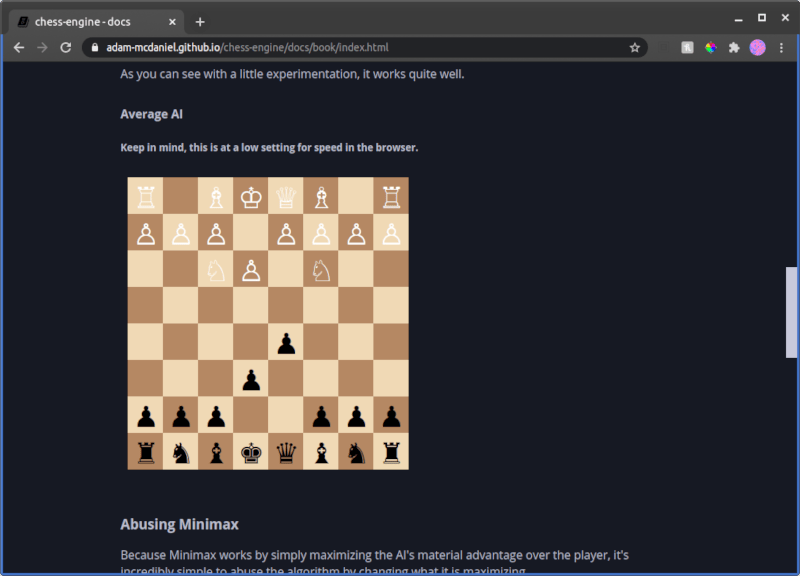 Chess in the web