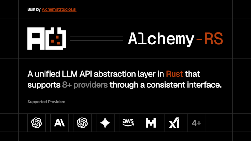 alchemy-llm — async Rust library // Lib.rs