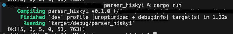 "Parser work"