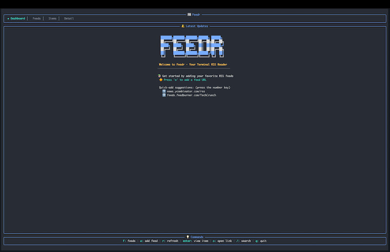 Feedr Terminal RSS Reader