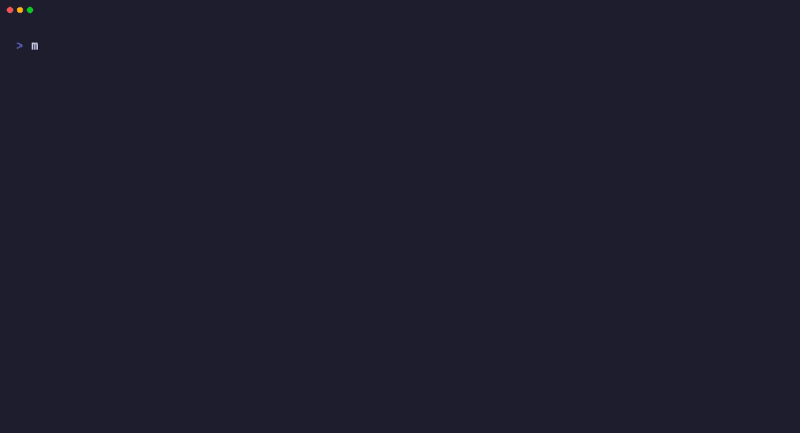 Mino terminal demo