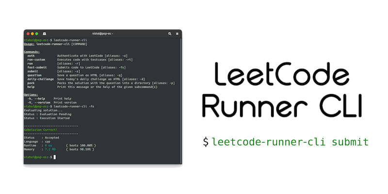 Leetcode Runner CLI Banner