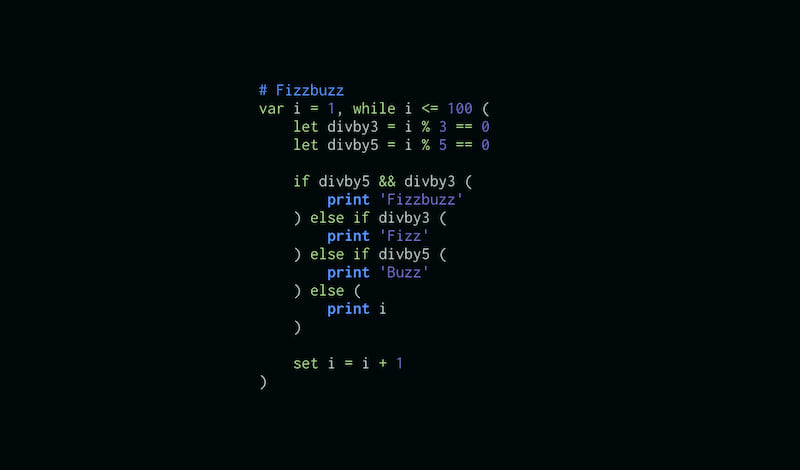 a screenshot of nope, see samples/fizzbuzz2.nope