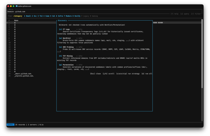 mdive discovery empty github.com.