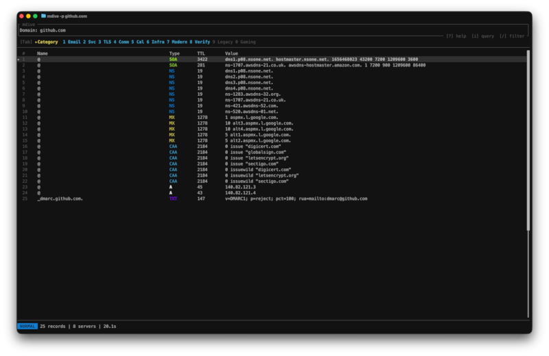 mdive main view github.com.