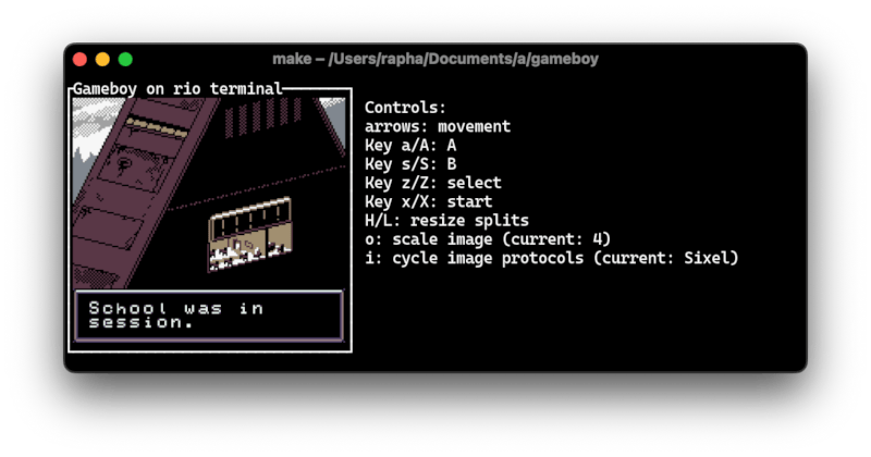 Second terminal demo