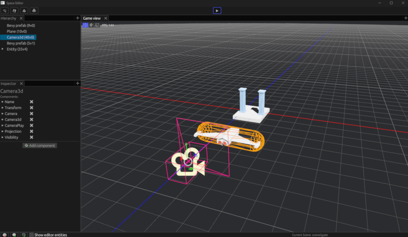 Editor in edit mode