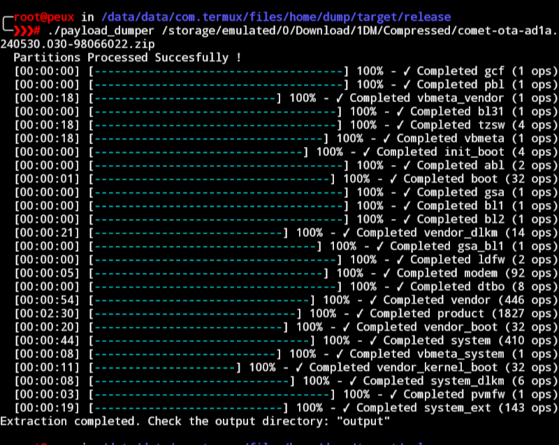 ZIP File Extraction