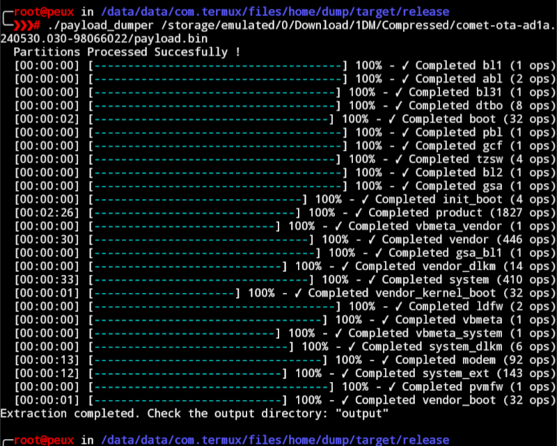 Direct Payload Extraction
