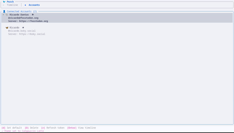 Accounts View