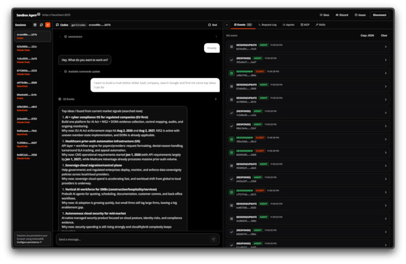 Sandbox Agent Inspector