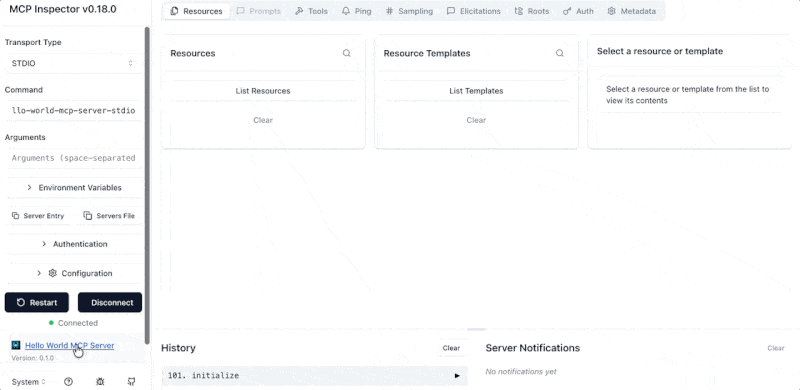 hello world mcp server in rust