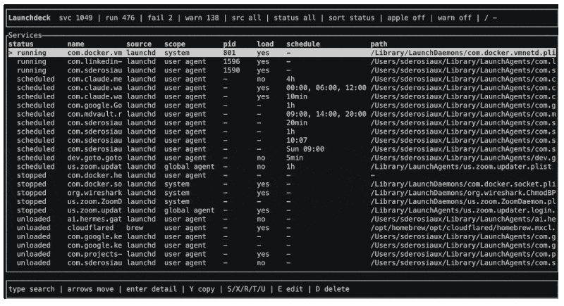 Launchdeck — command-line utility in Rust // Lib.rs