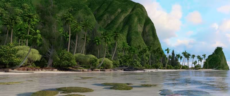 Moana Island, rendered with 3Delight|ɴsɪ