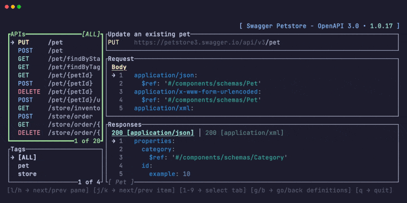 Open Rmoe File openapi-tui — Rust application // Lib.rs