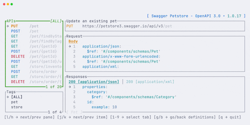 Open Rmoe File openapi-tui — Rust application // Lib.rs