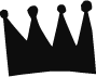 Logo of Maudit, a crudely crown