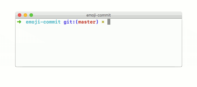 The emoji committer in action