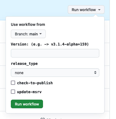 Build and Release Workflow