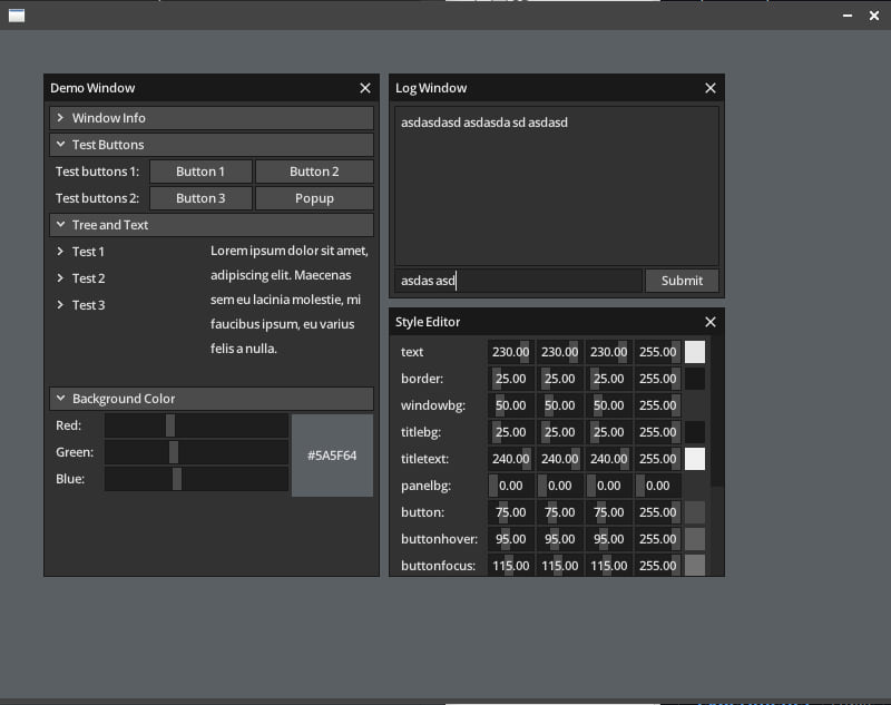 Microui redux rust gui library lib rs
