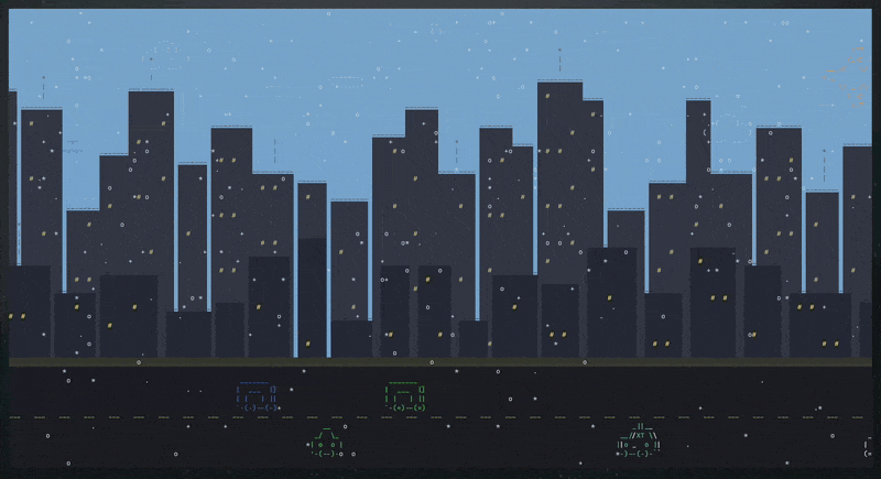 Snow Ascii asciicity — command-line utility in Rust // Lib.rs