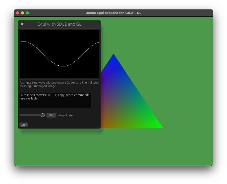 Example screenshot