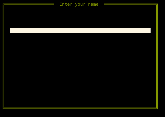 screenshot name input