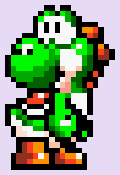 Yoshi, nearest neighbour scaled 6x