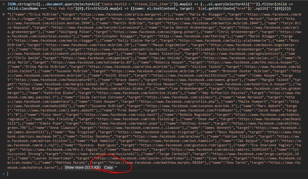 Image showing the copy button in devtools