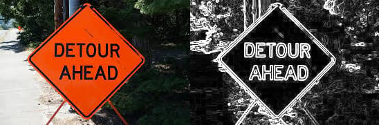 Detour Sign