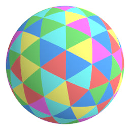 Example triangular tessellation