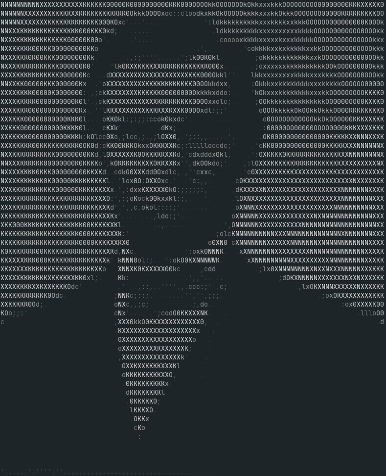 Binary Ascii Art