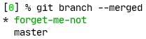 git branch --merged doesn't help