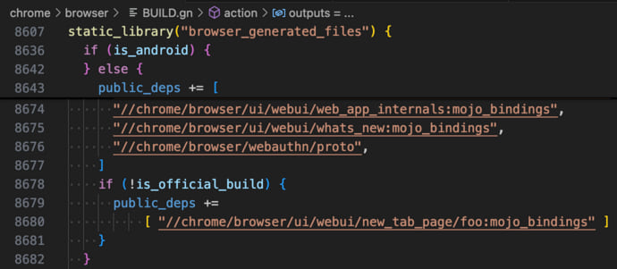 Sticky scroll with useful lines