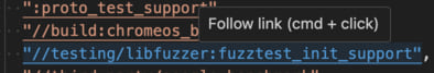 Following dependencies